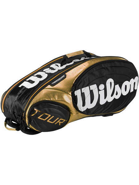 TERMOBAG - WILSON TOUR BK/GOLD 9PACK BAG